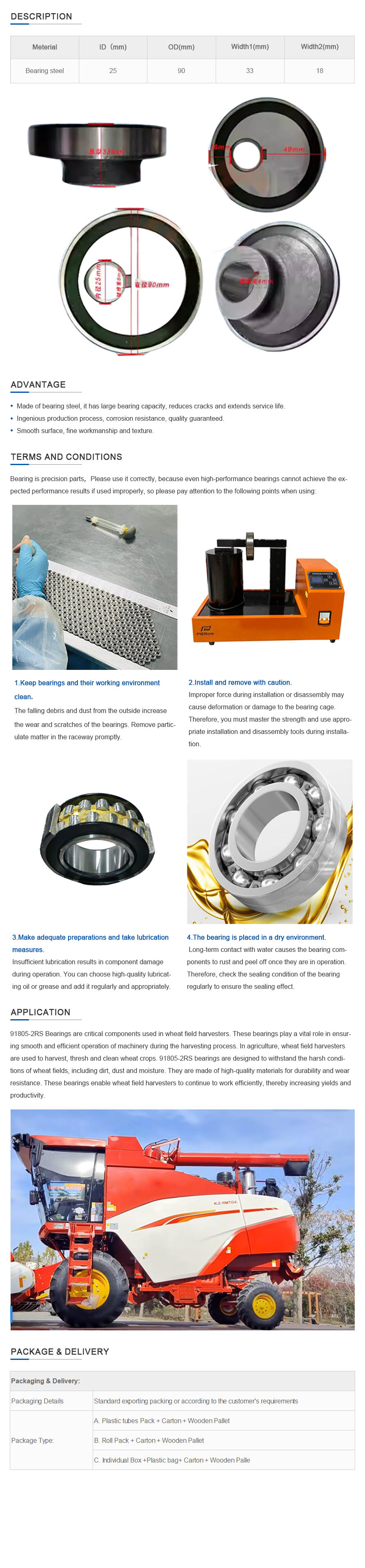 discount spherical roller bearing clearance chart