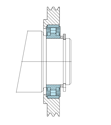 custom greasing electric motor bearings