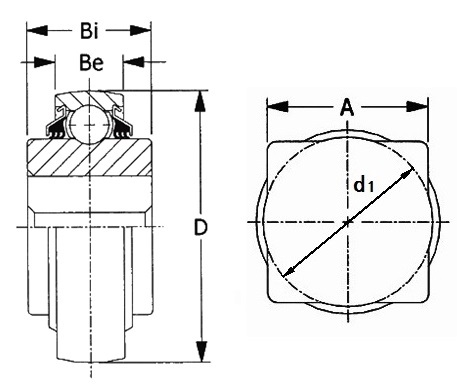 discount insulated bearing for motor
