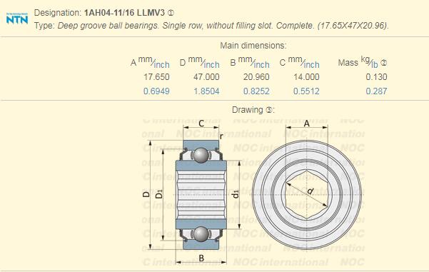 discount agri hub bearing