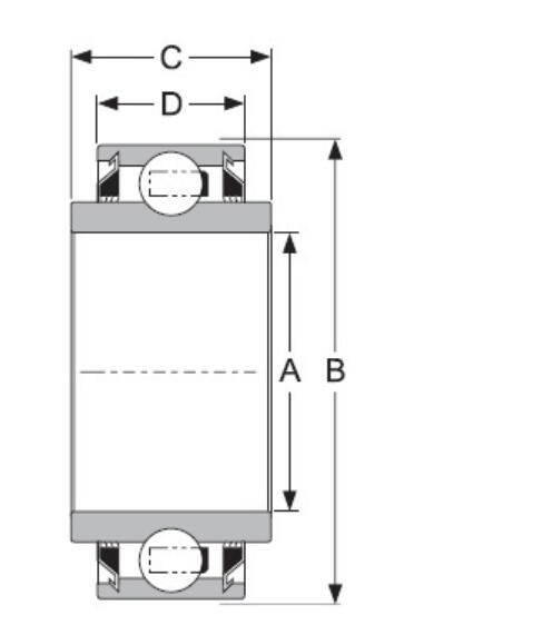 maintenance free 88102  eccentric bearing for agriculture machinery