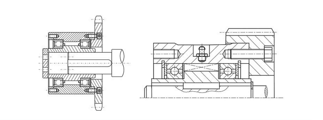 25MM 2 BOLT UCFLX05-14 Flange bearing unit( oval)
