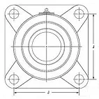 discount type e flange bearing