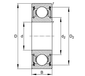discount radial spherical plain bearing